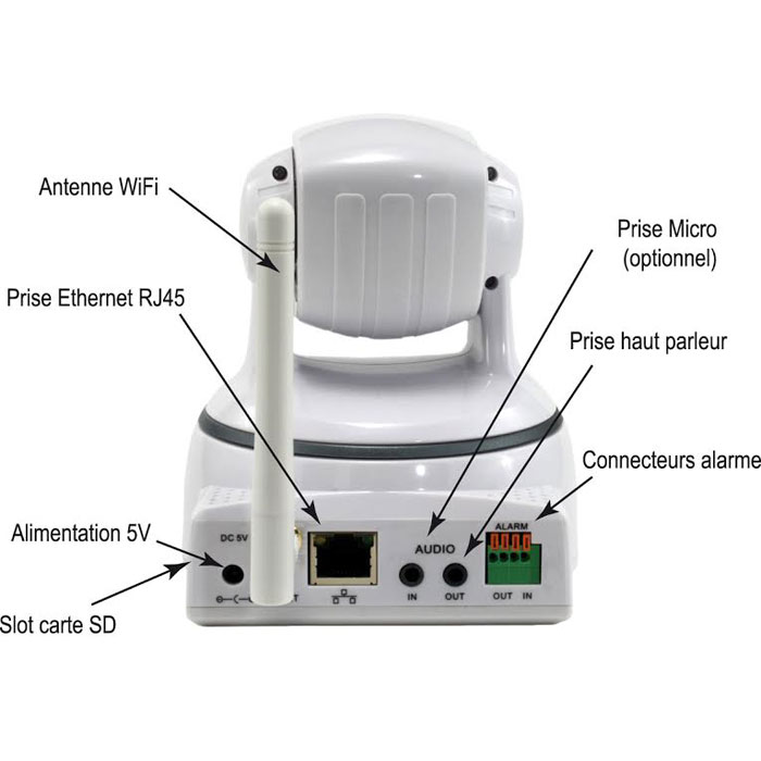 Camera IP MCL D624AW